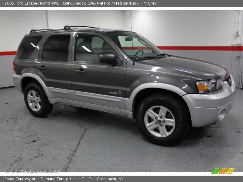 Dark Shadow Grey Metallic / Medium/Dark Flint Grey 2005 Ford Escape Hybrid 4WD