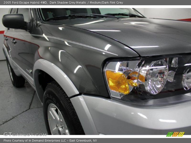 Dark Shadow Grey Metallic / Medium/Dark Flint Grey 2005 Ford Escape Hybrid 4WD