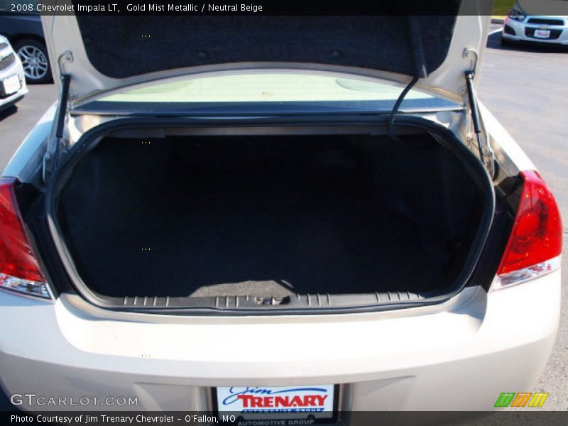 Gold Mist Metallic / Neutral Beige 2008 Chevrolet Impala LT
