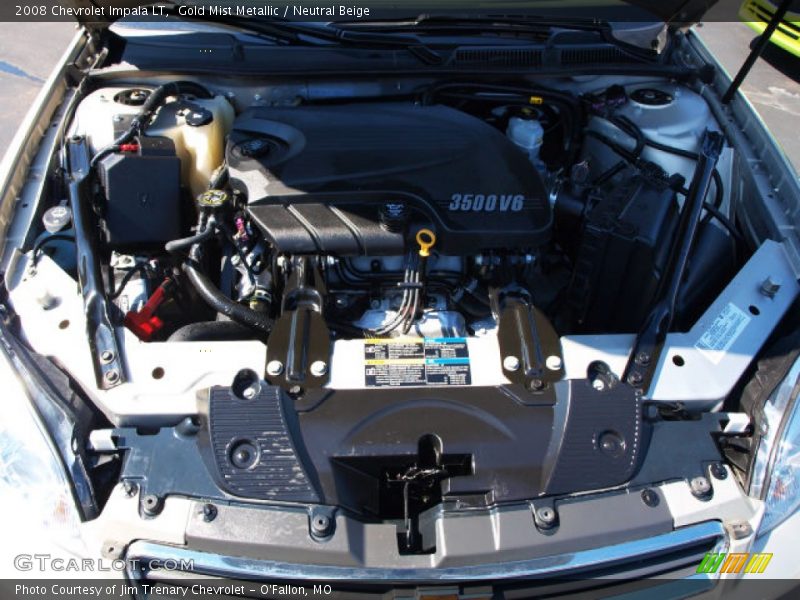 Gold Mist Metallic / Neutral Beige 2008 Chevrolet Impala LT