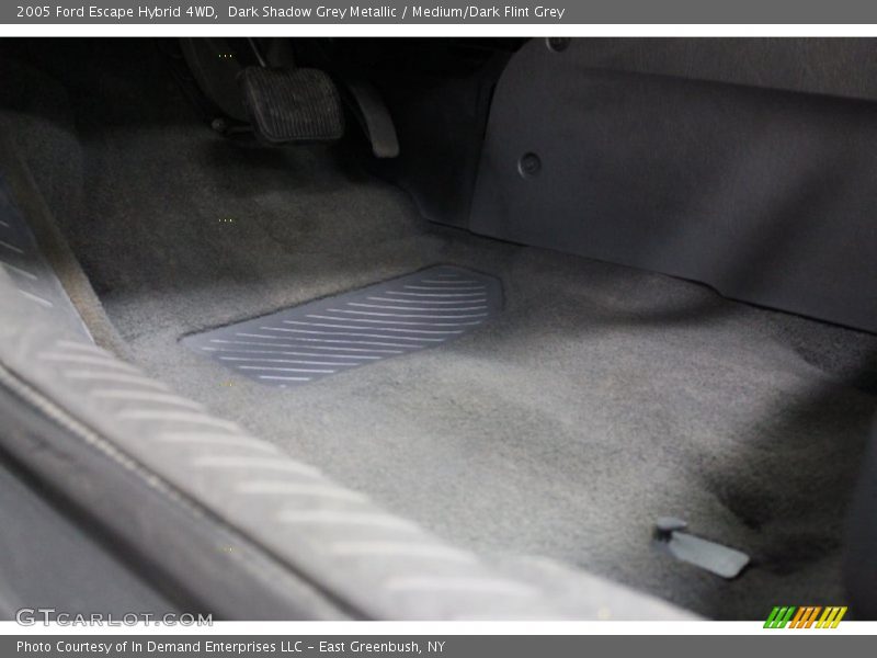 Dark Shadow Grey Metallic / Medium/Dark Flint Grey 2005 Ford Escape Hybrid 4WD