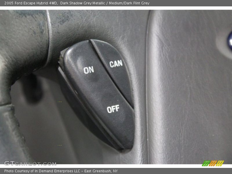 Dark Shadow Grey Metallic / Medium/Dark Flint Grey 2005 Ford Escape Hybrid 4WD