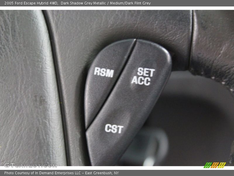 Dark Shadow Grey Metallic / Medium/Dark Flint Grey 2005 Ford Escape Hybrid 4WD