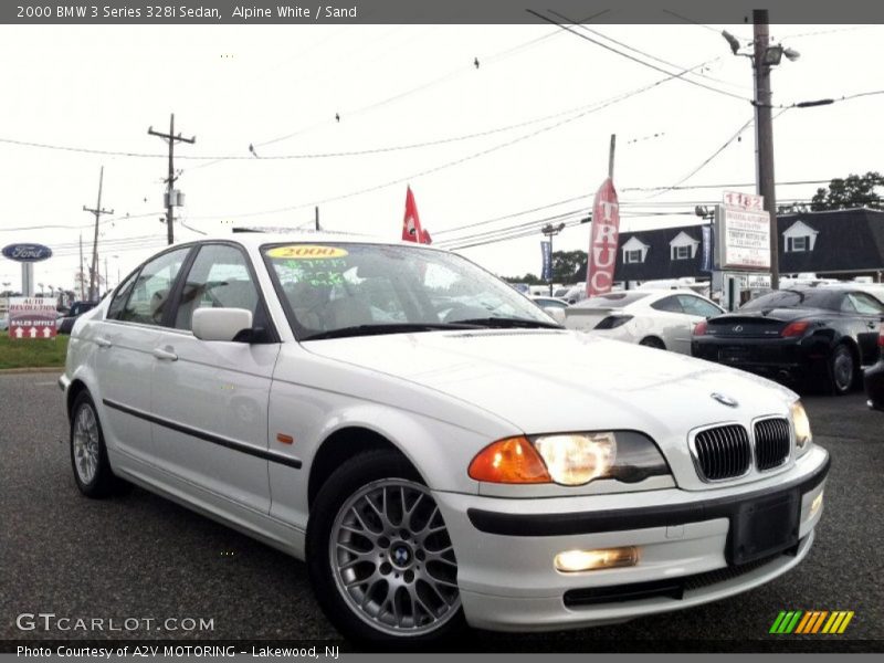 Alpine White / Sand 2000 BMW 3 Series 328i Sedan