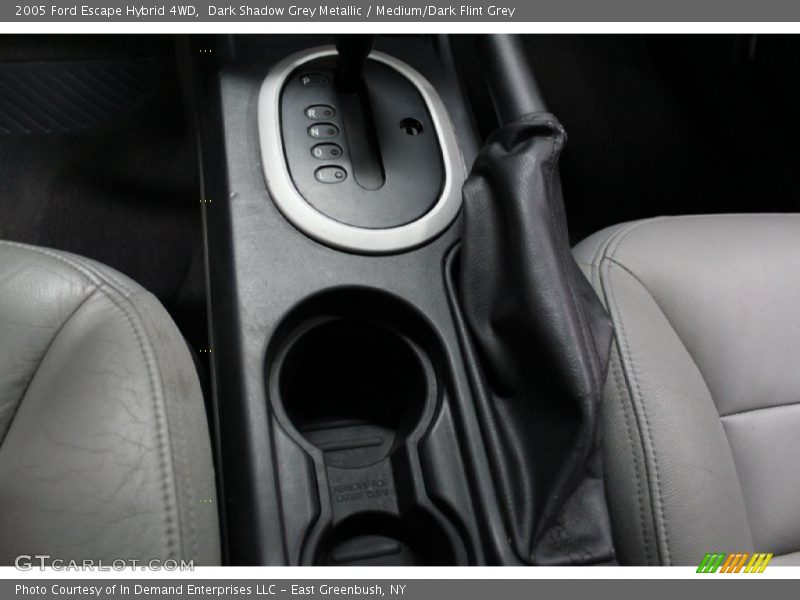 Dark Shadow Grey Metallic / Medium/Dark Flint Grey 2005 Ford Escape Hybrid 4WD
