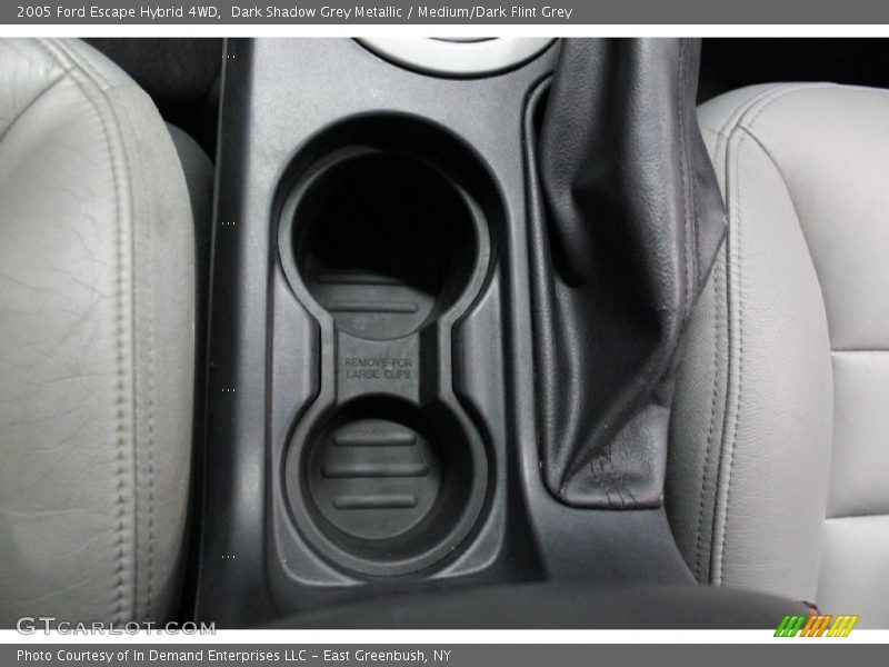 Dark Shadow Grey Metallic / Medium/Dark Flint Grey 2005 Ford Escape Hybrid 4WD
