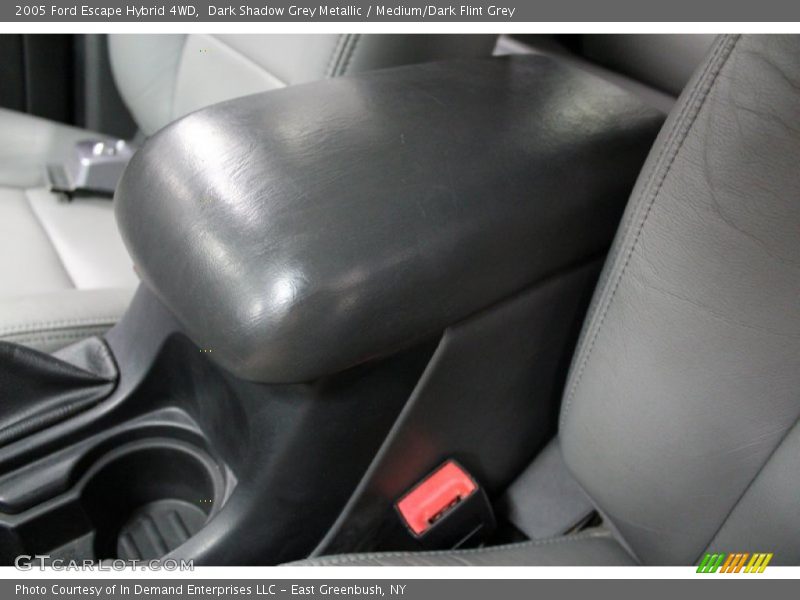 Dark Shadow Grey Metallic / Medium/Dark Flint Grey 2005 Ford Escape Hybrid 4WD