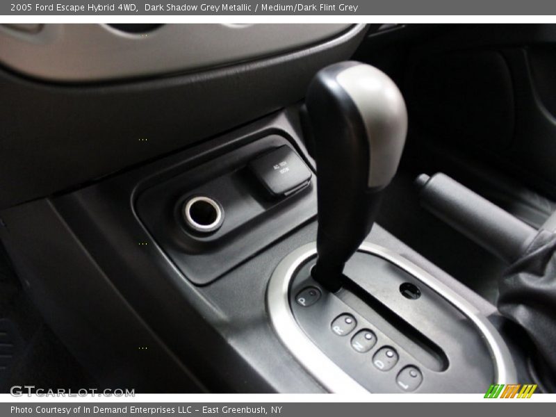 Dark Shadow Grey Metallic / Medium/Dark Flint Grey 2005 Ford Escape Hybrid 4WD
