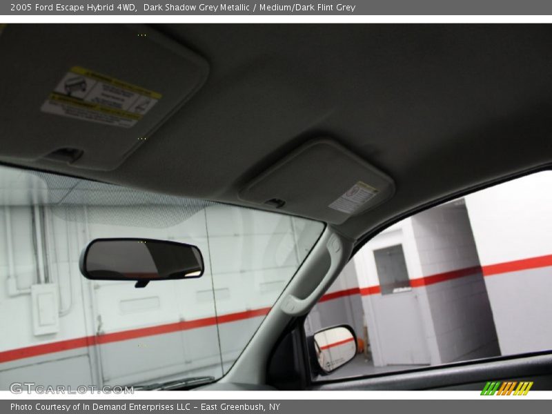 Dark Shadow Grey Metallic / Medium/Dark Flint Grey 2005 Ford Escape Hybrid 4WD