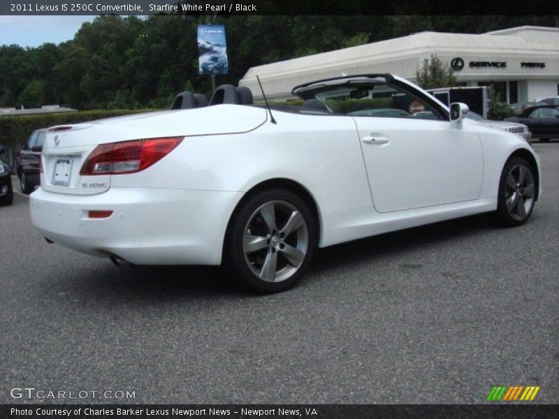 Starfire White Pearl / Black 2011 Lexus IS 250C Convertible