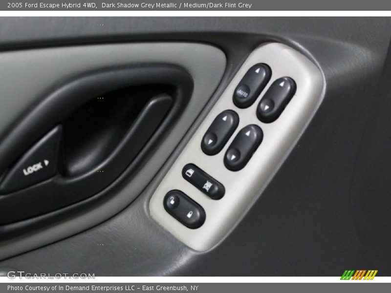 Dark Shadow Grey Metallic / Medium/Dark Flint Grey 2005 Ford Escape Hybrid 4WD
