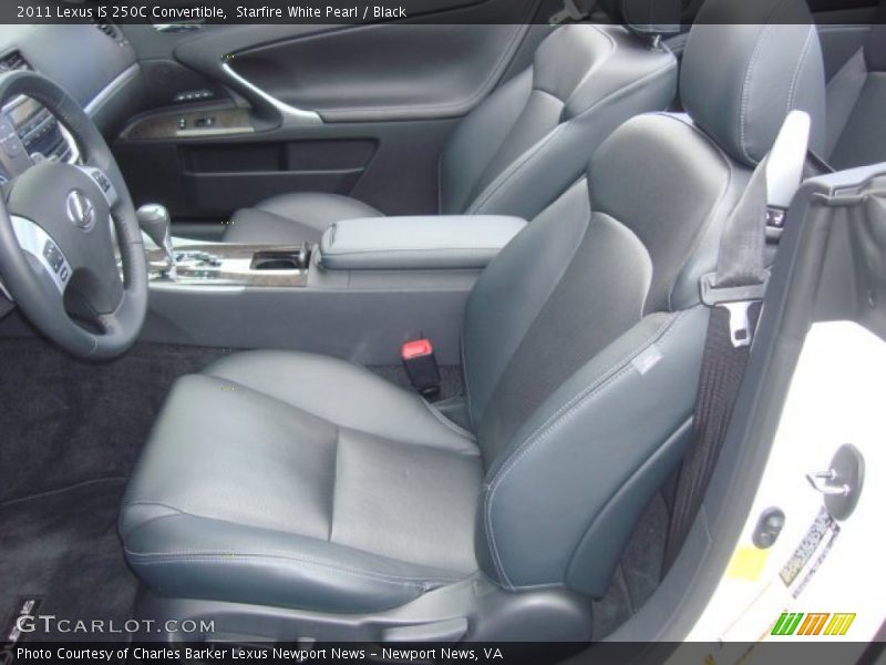 Starfire White Pearl / Black 2011 Lexus IS 250C Convertible