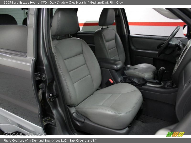 Dark Shadow Grey Metallic / Medium/Dark Flint Grey 2005 Ford Escape Hybrid 4WD