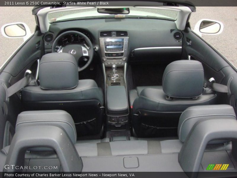 Starfire White Pearl / Black 2011 Lexus IS 250C Convertible
