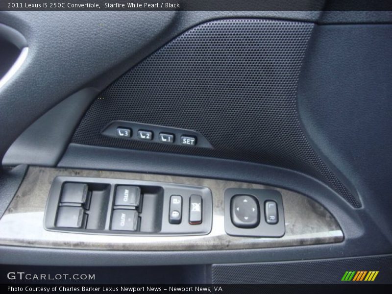 Starfire White Pearl / Black 2011 Lexus IS 250C Convertible