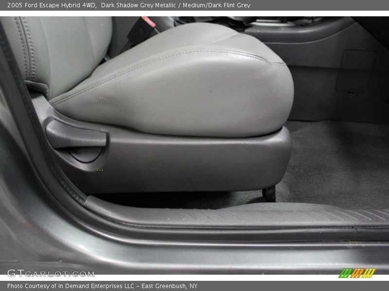 Dark Shadow Grey Metallic / Medium/Dark Flint Grey 2005 Ford Escape Hybrid 4WD