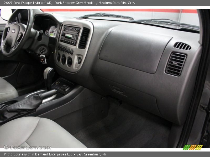 Dark Shadow Grey Metallic / Medium/Dark Flint Grey 2005 Ford Escape Hybrid 4WD