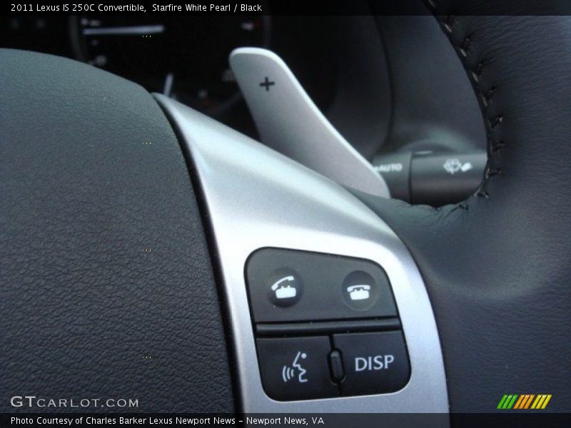 Starfire White Pearl / Black 2011 Lexus IS 250C Convertible
