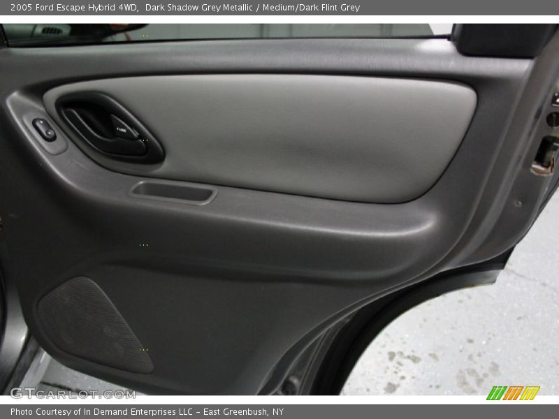 Dark Shadow Grey Metallic / Medium/Dark Flint Grey 2005 Ford Escape Hybrid 4WD