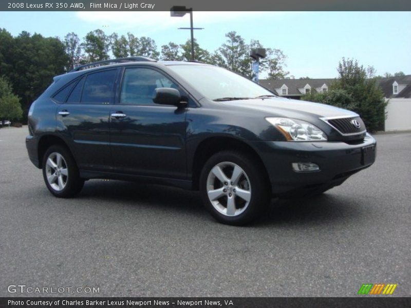 Flint Mica / Light Gray 2008 Lexus RX 350 AWD