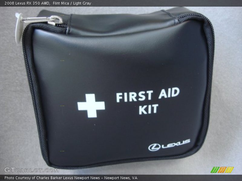 Flint Mica / Light Gray 2008 Lexus RX 350 AWD