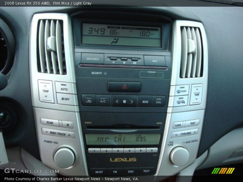 Flint Mica / Light Gray 2008 Lexus RX 350 AWD