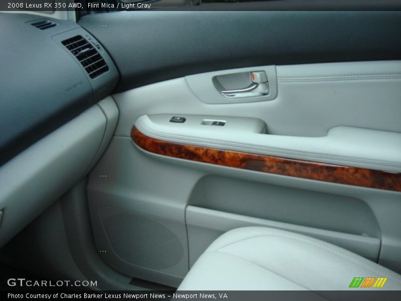Flint Mica / Light Gray 2008 Lexus RX 350 AWD