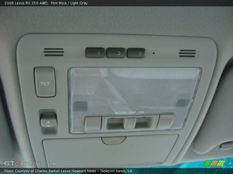 Flint Mica / Light Gray 2008 Lexus RX 350 AWD