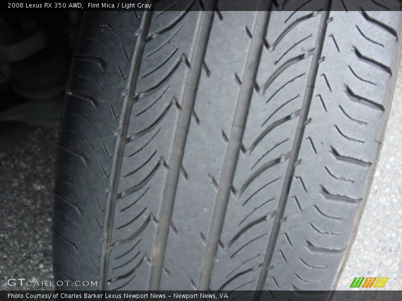 Flint Mica / Light Gray 2008 Lexus RX 350 AWD