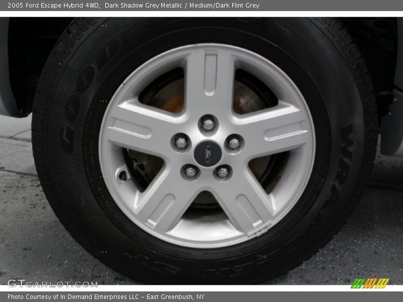 Dark Shadow Grey Metallic / Medium/Dark Flint Grey 2005 Ford Escape Hybrid 4WD