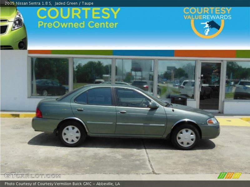 Jaded Green / Taupe 2005 Nissan Sentra 1.8 S