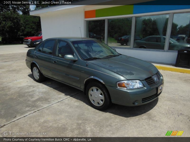 Jaded Green / Taupe 2005 Nissan Sentra 1.8 S