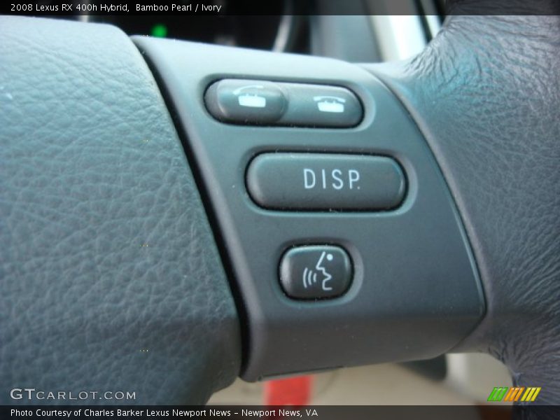 Controls of 2008 RX 400h Hybrid