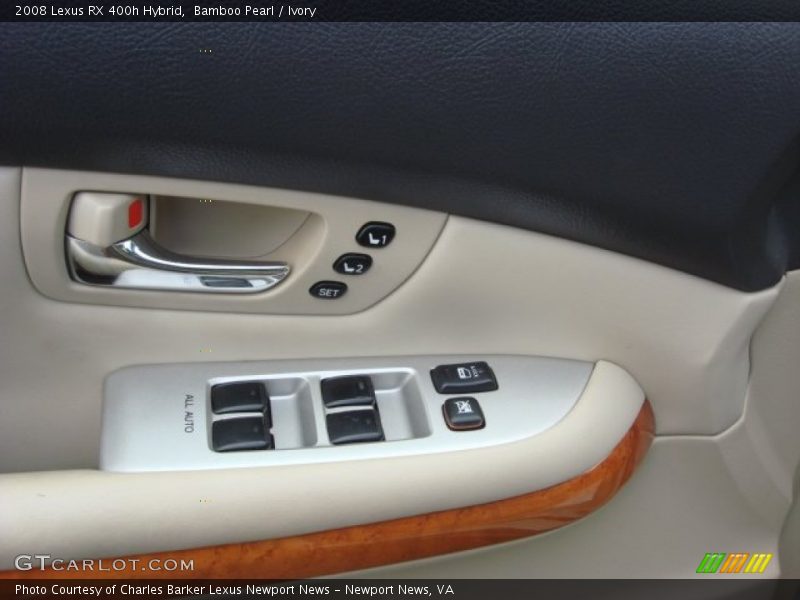 Controls of 2008 RX 400h Hybrid