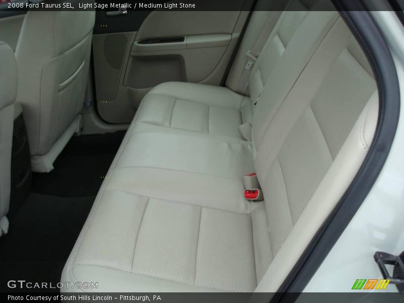 Light Sage Metallic / Medium Light Stone 2008 Ford Taurus SEL