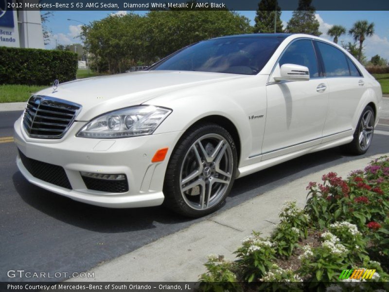 Front 3/4 View of 2012 S 63 AMG Sedan