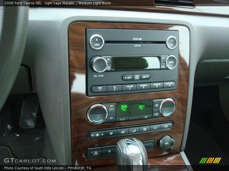 Light Sage Metallic / Medium Light Stone 2008 Ford Taurus SEL