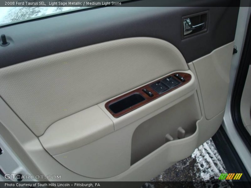 Light Sage Metallic / Medium Light Stone 2008 Ford Taurus SEL