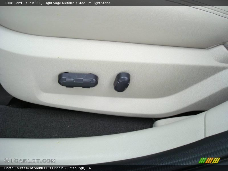 Light Sage Metallic / Medium Light Stone 2008 Ford Taurus SEL
