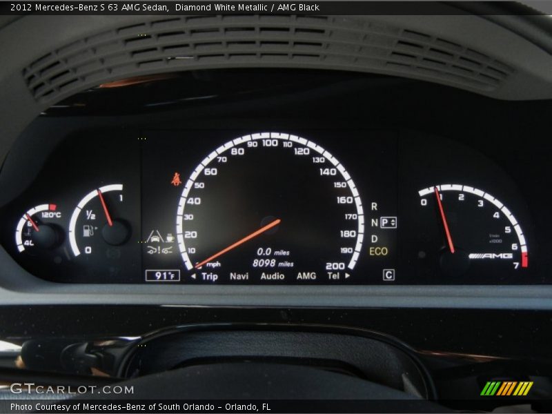  2012 S 63 AMG Sedan 63 AMG Sedan Gauges