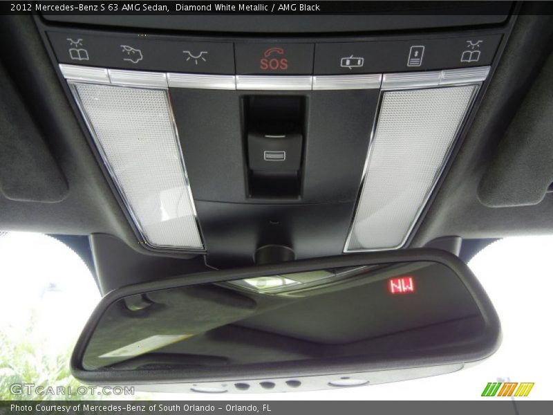 Controls of 2012 S 63 AMG Sedan
