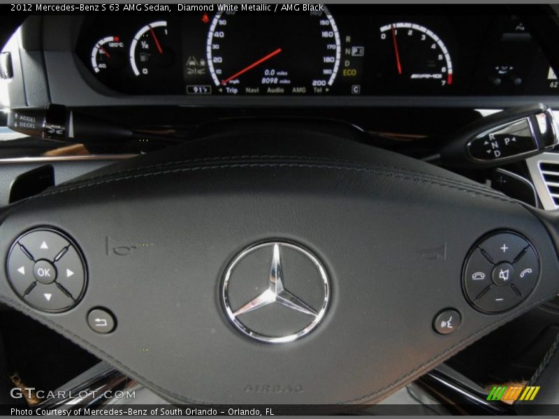 Controls of 2012 S 63 AMG Sedan