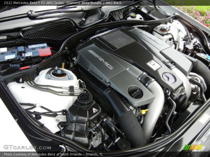  2012 S 63 AMG Sedan Engine - 5.5 Liter AMG Biturbo DOHC 32-Valve VVT V8