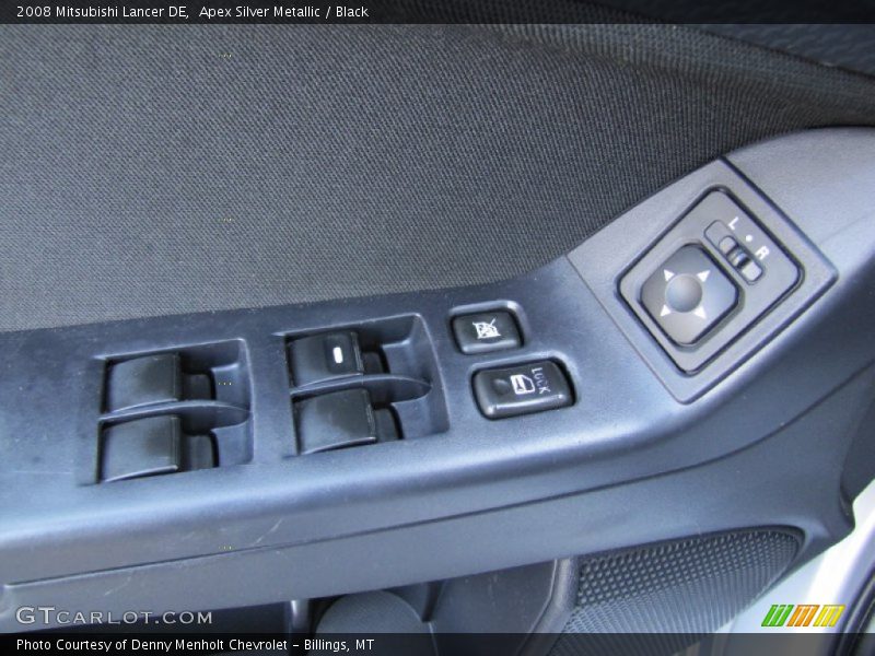 Apex Silver Metallic / Black 2008 Mitsubishi Lancer DE