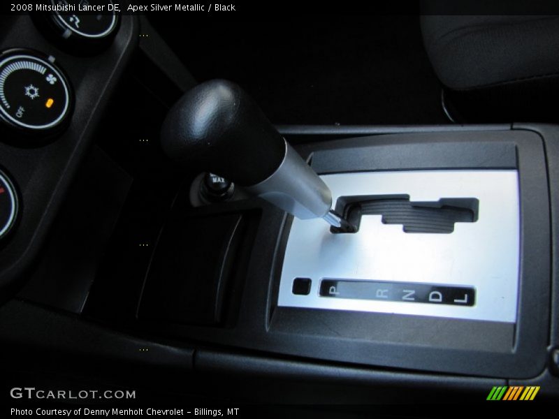 Apex Silver Metallic / Black 2008 Mitsubishi Lancer DE