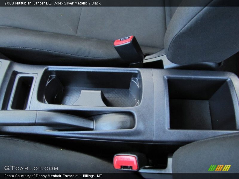 Apex Silver Metallic / Black 2008 Mitsubishi Lancer DE