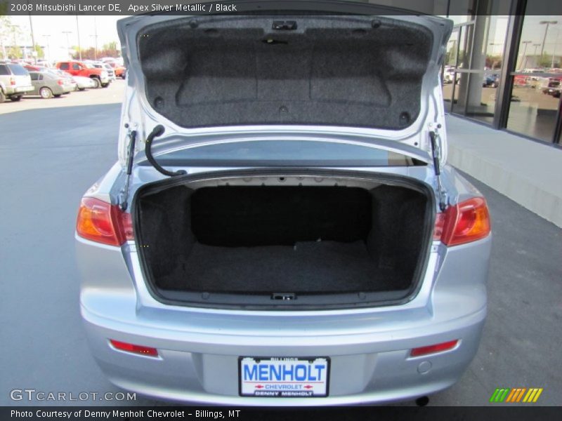 Apex Silver Metallic / Black 2008 Mitsubishi Lancer DE