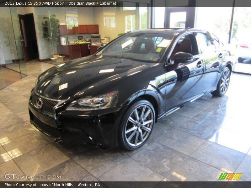 Obsidian Black / Cabernet 2013 Lexus GS 350 AWD F Sport