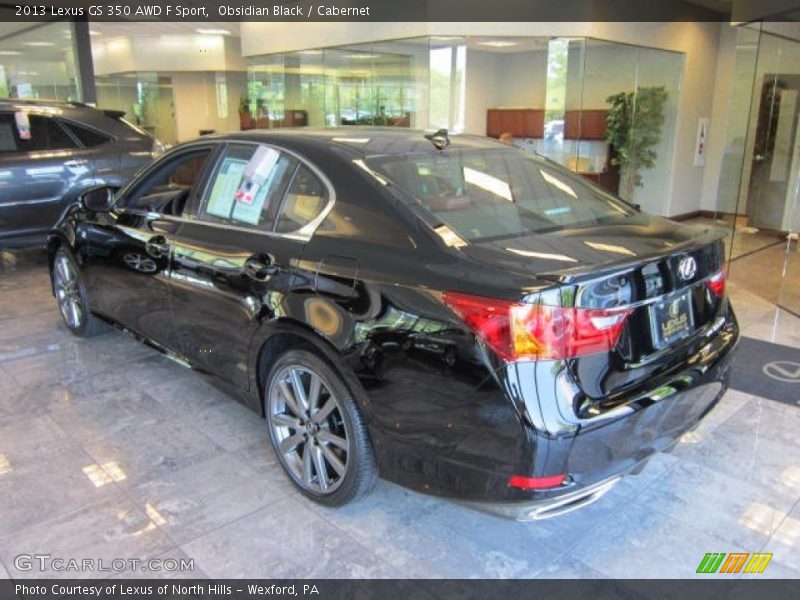 Obsidian Black / Cabernet 2013 Lexus GS 350 AWD F Sport