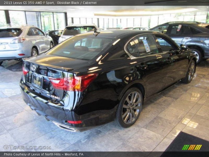 Obsidian Black / Cabernet 2013 Lexus GS 350 AWD F Sport